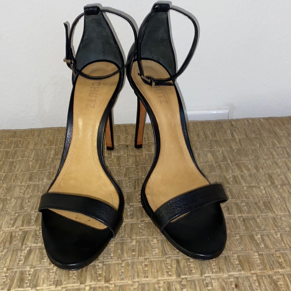 SCHUTZ Leather Stiletto Heels | Sz 9